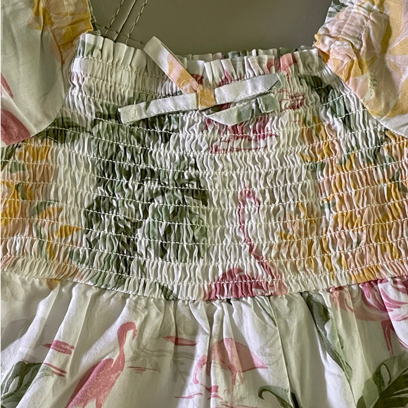 The Children's Place Tropical Smocked Tiered Dress size 4T NEW - Picture 9 of 13